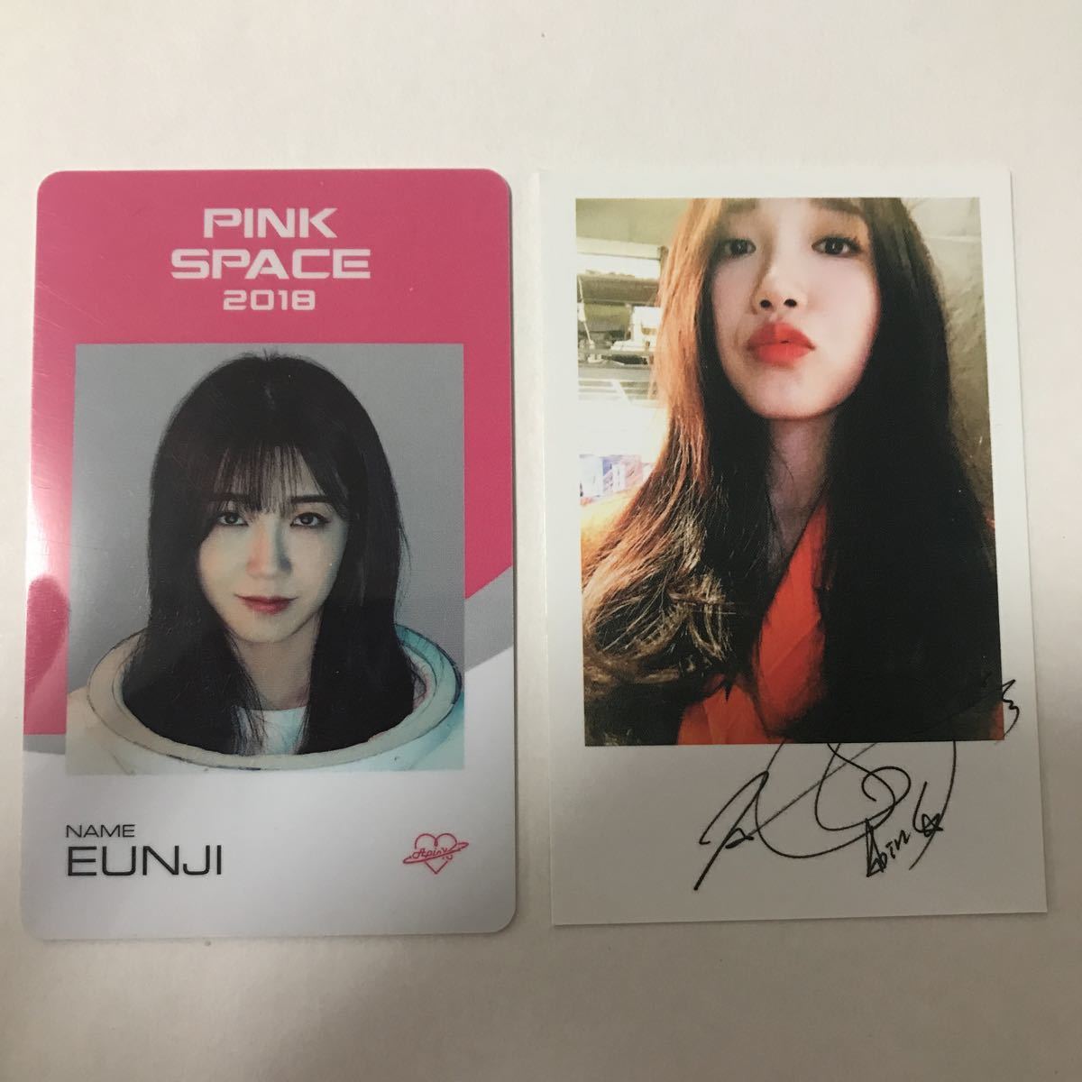 ウンジ・Apink□直筆サイン写真 【公式通販】