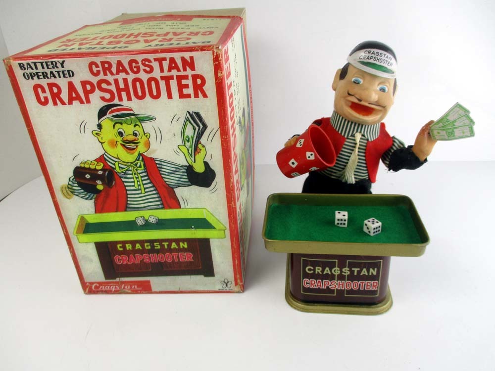 ヨネザワ CRAPSHOOTER 高さ約22cm 完動美品 ヨネザワ60年代製 1960年代