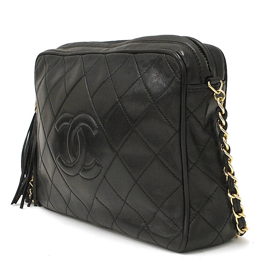 1円 ◎美品 CHANEL シャネル チェーンショルダーバッグ マトラッセ 