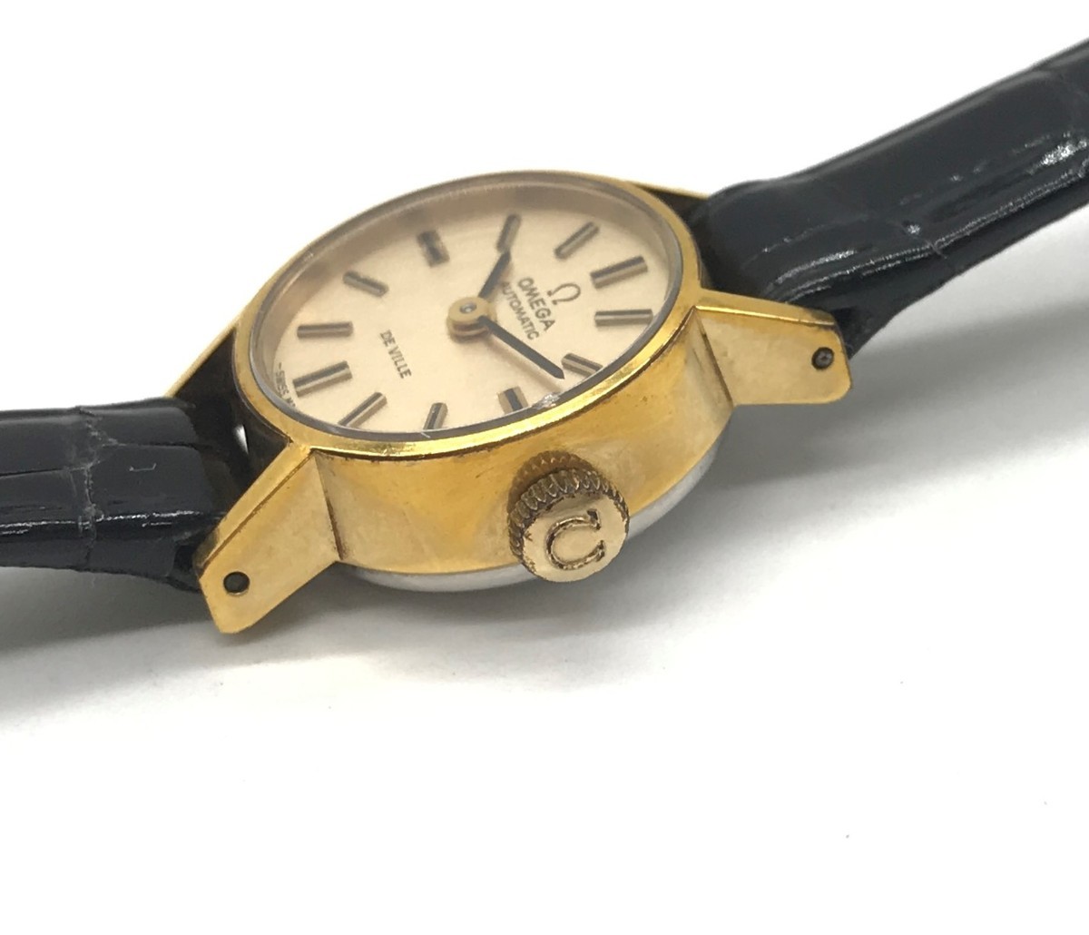 オメガ OMEGA デビル 手巻き 腕時計 レディース DE 稼働品 ラウンド