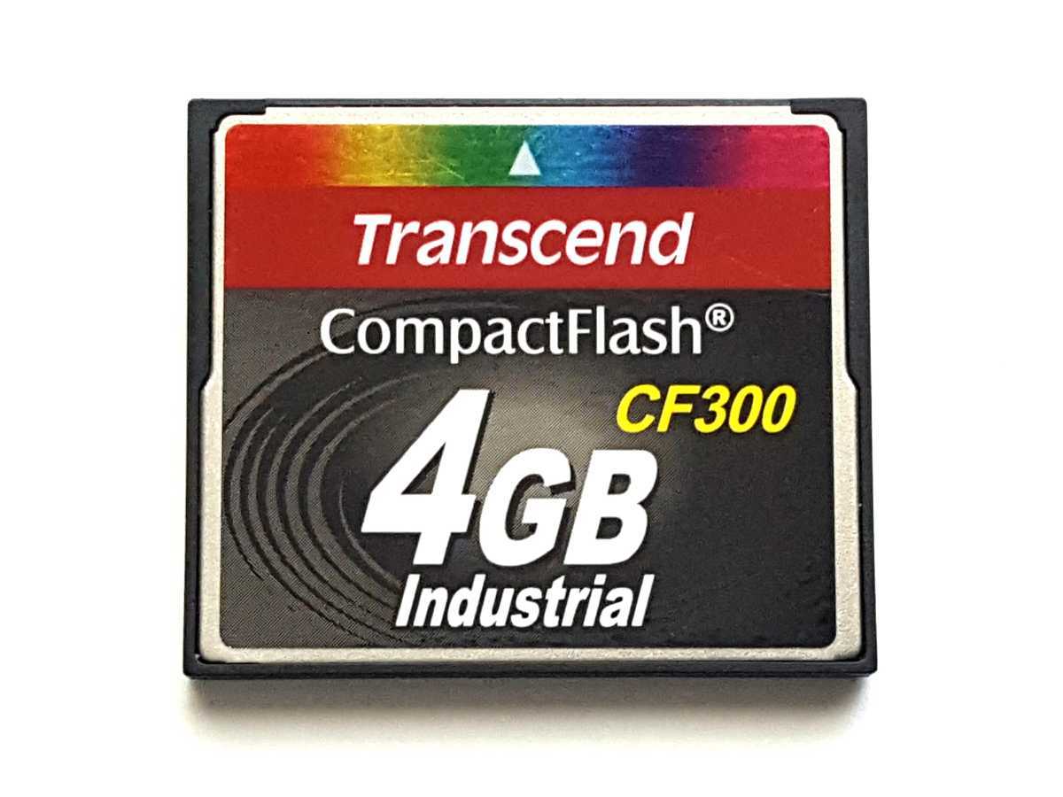 CFカード 4GB トランセンド 産業用 Transcend Industrial コンパクトフラッシュ CompactFlash Card