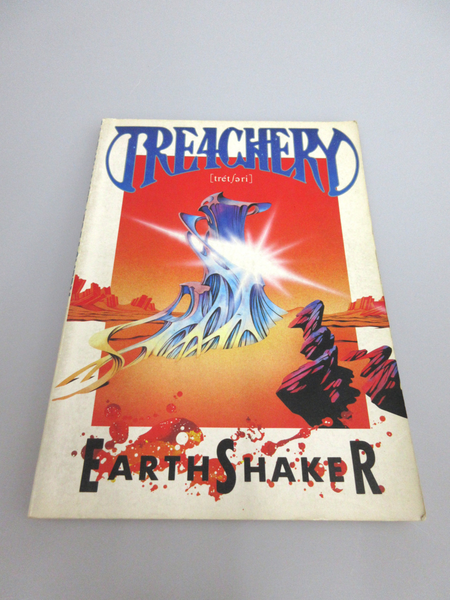 アースシェイカー/トレチュアリー　バンドスコア　レア♪　EARTHSHAKER 中古・現状品】バンドスコア EARTHSHAKER TREACHERY アースシェイカー