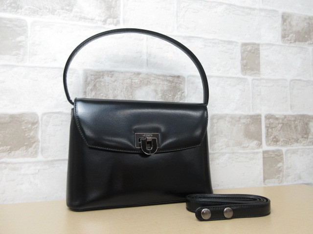 美品□ウンガロ ungaro□3way ハンド バッグ ショルダーバッグ 