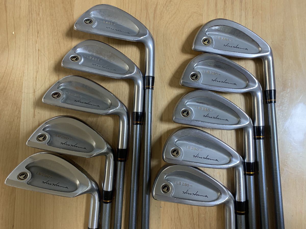品質保証，セール HONMA LB280 ホンマ 黒モグラ 2星 フレックスR-1 3番 11番/SW 10本セット(ホンマ)｜売買されたオークション情報、yahooの商品情報をアーカイブ公開 - オークファン 男性右きき用