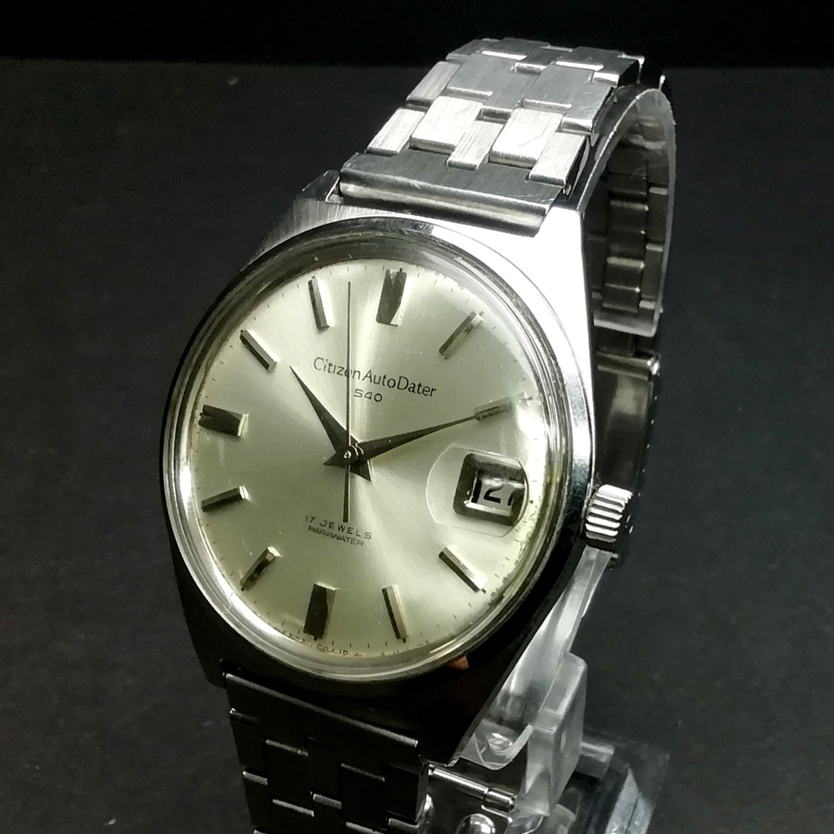 HOT，低価 CITIZEN AUTO DATER540 シチズン オートデータ 17石 自動 