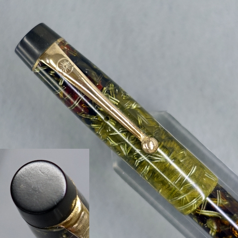 超希少柄！ デラルー オノト The Pen 5600 14金M-B プランジャー式 半