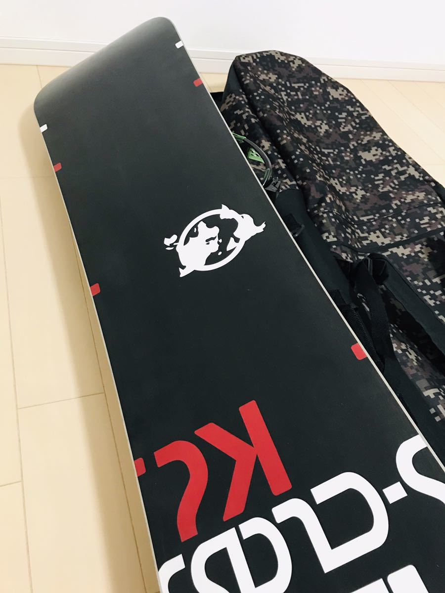 K2 161cm FLOW スノーボードとビンディングの2点セット！+ボードケース