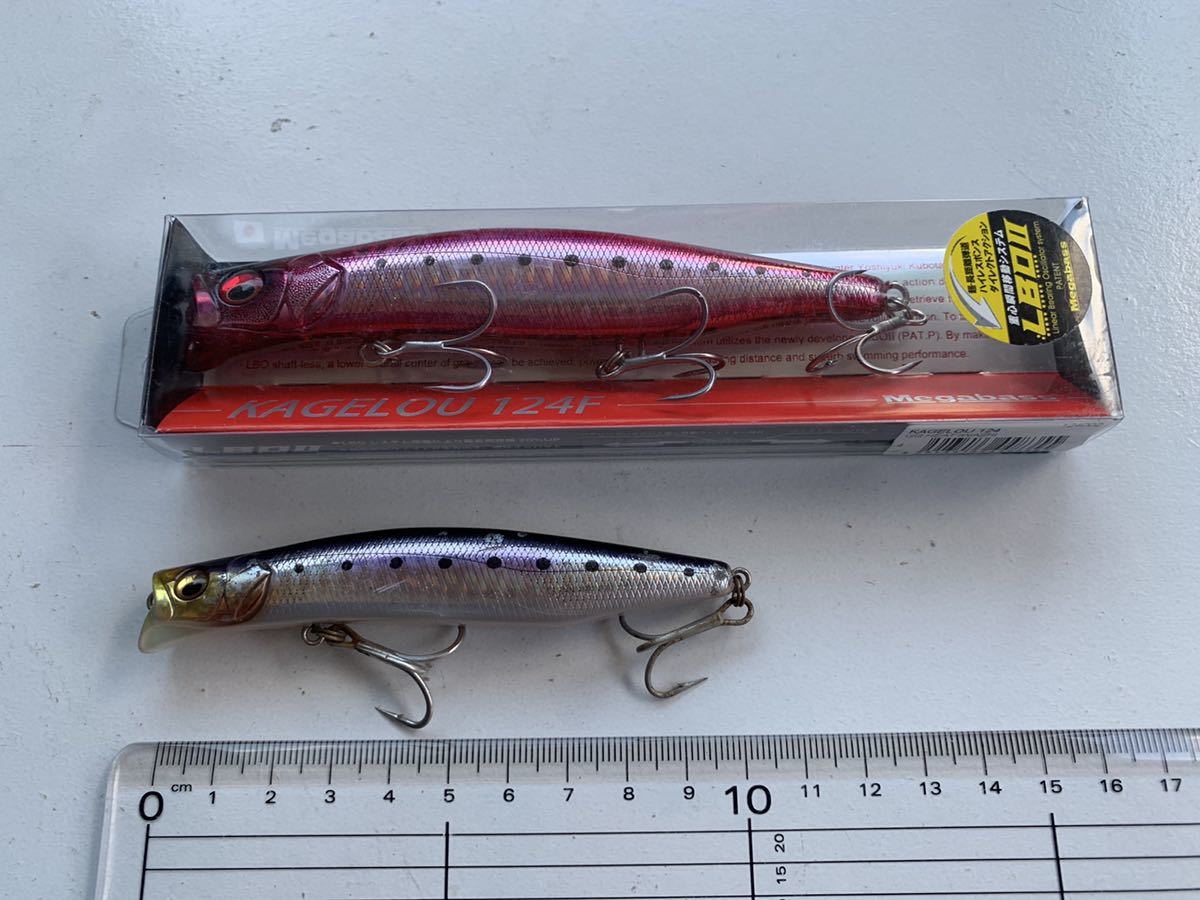 人気，限定セール メガバス カゲロウ セット シーバス 124 100(ミノー)｜売買されたオークション情報、yahooの商品情報をアーカイブ公開 - オークファン 海水