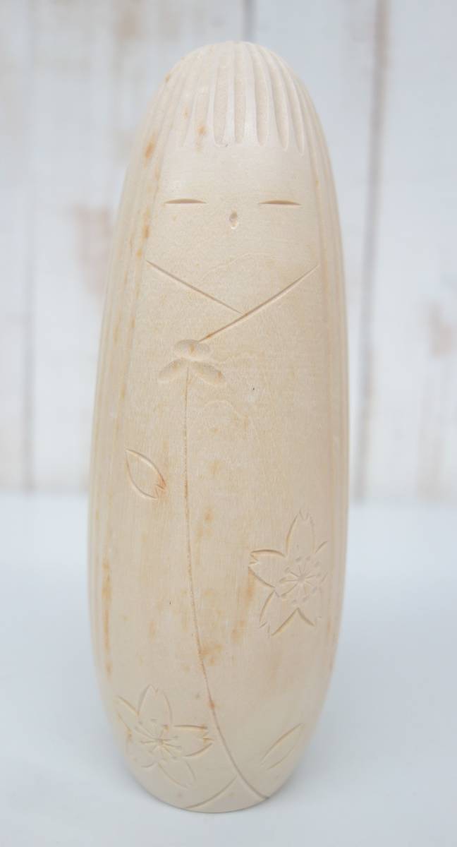 伝統工芸　工芸美術＊創作こけし＊栗林 一雪　銘　在銘 　Kuribayashi Issetsu ＊郷土玩具　日本土産　日本人形　古物　JAPAN KOKESHI 