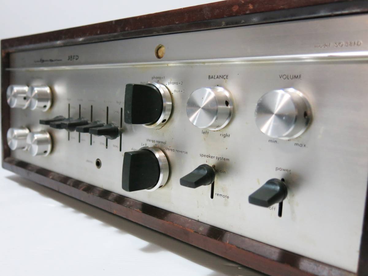 SQ38FD LUXMAN プリメインアンプ SQ-38FD 真空管プリメインアンプ