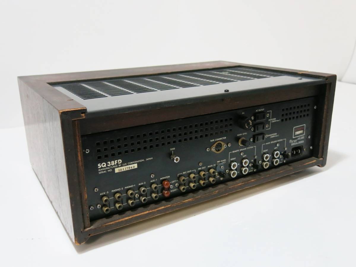 SQ38FD LUXMAN プリメインアンプ SQ-38FD 真空管プリメインアンプ