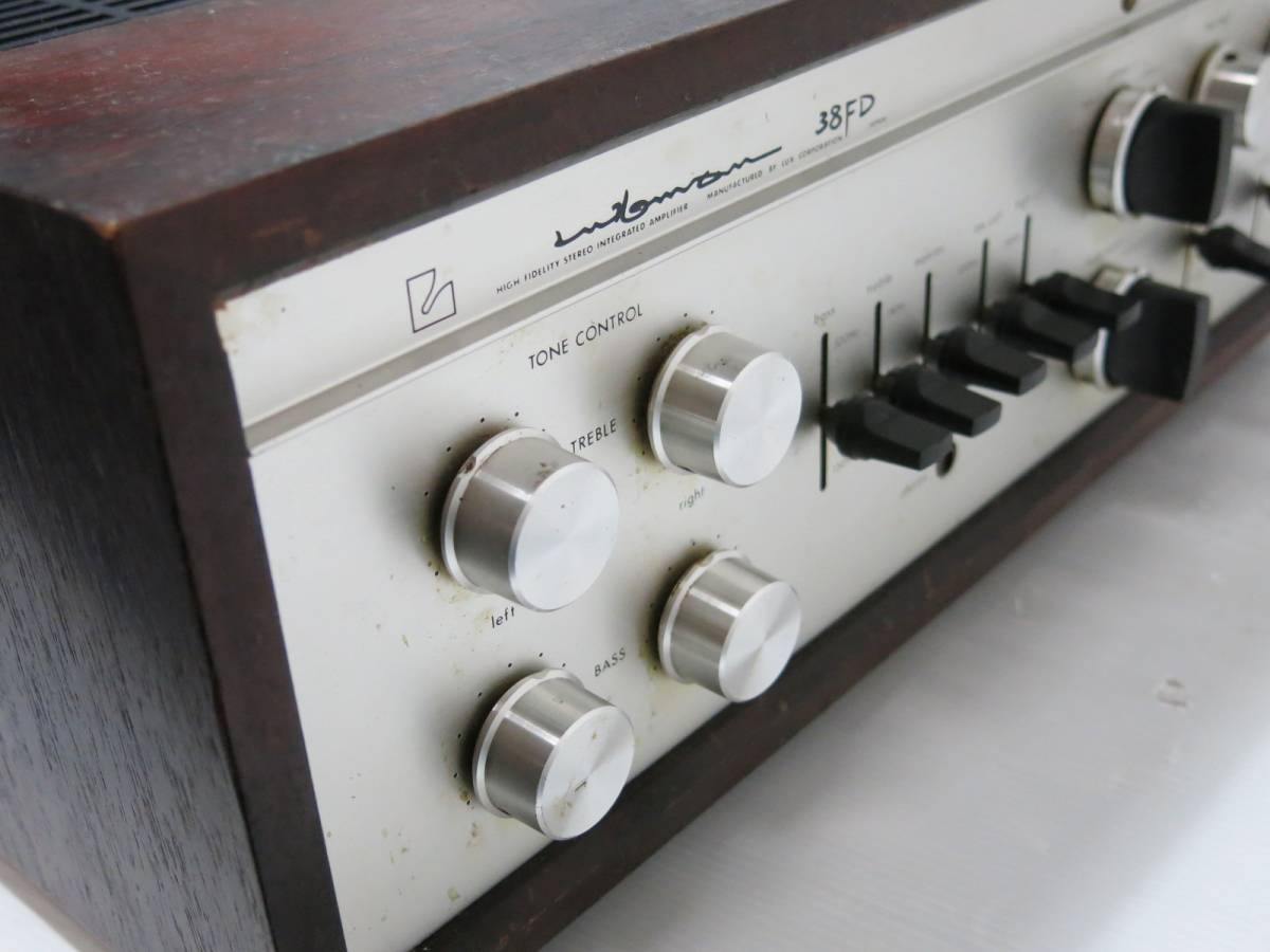 SQ38FD LUXMAN プリメインアンプ SQ-38FD 真空管プリメインアンプ