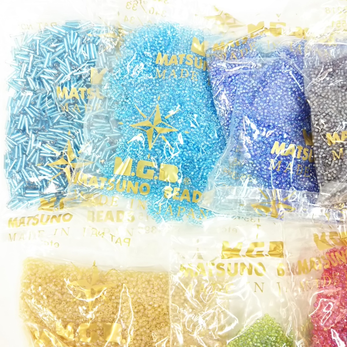 □大量 未使用 ビーズいろいろまとめて 約3，400g ハンドメイド 