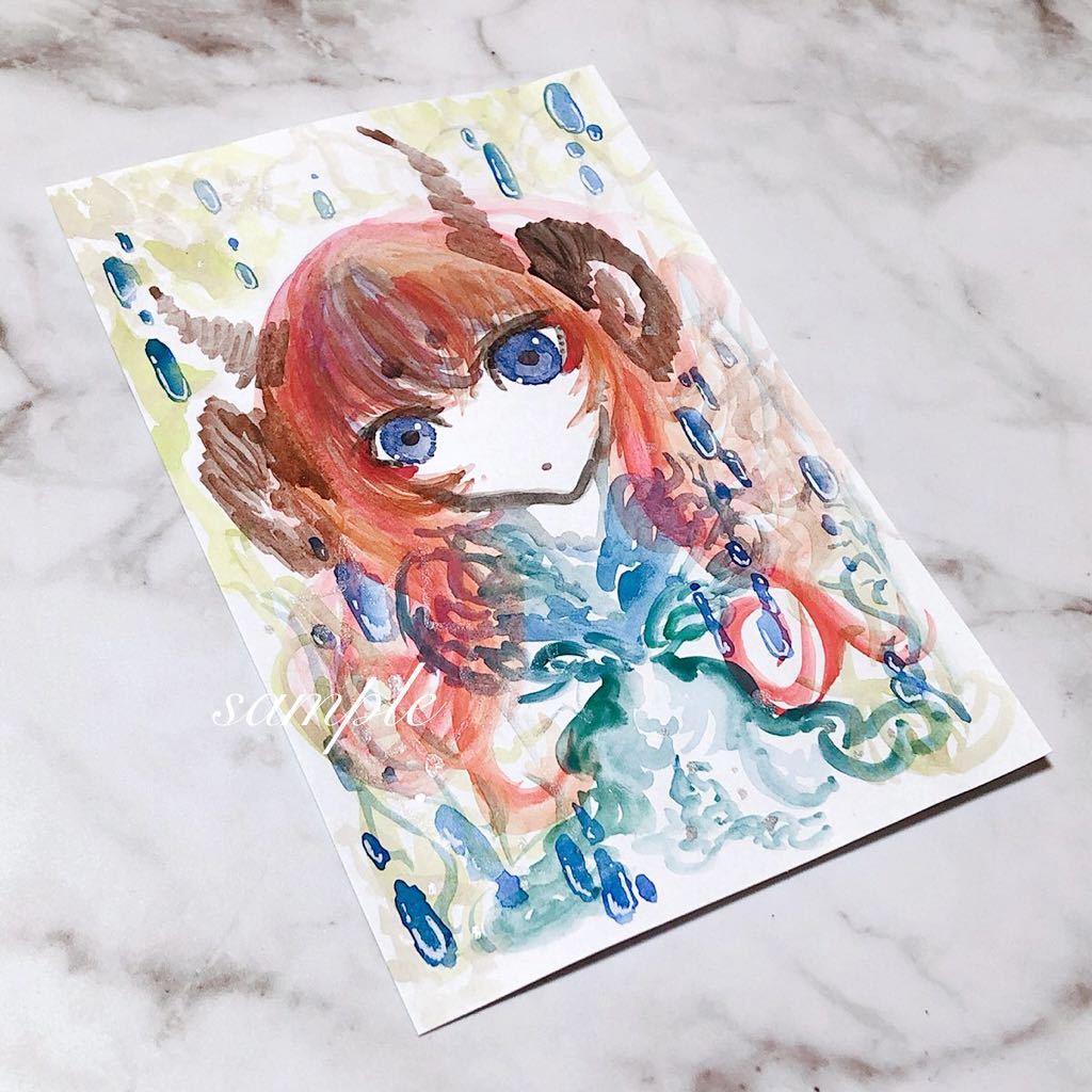 16年制作 手描きイラスト オリジナル 創作 花 角 植物 ロリター 女の子 艶樹 絵画 直筆原画 角 ラメ入り 手描きイラスト 売買されたオークション情報 Yahooの商品情報をアーカイブ公開 オークファン Aucfan Com