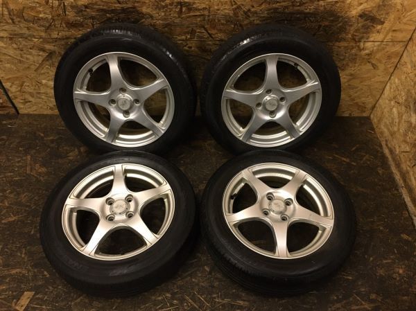 人気定番，品質保証 DUNLOP ENASAVE EC203 165/65R15 夏 4本 YFC GARASS 社外 15インチ 5J4HPCD100+45 デリカD:2 ソリオ等 有 TB231(ラジアルタイヤ)｜売買されたオークション情報、yahooの商品情報をアーカイブ公開 - オークファン 4穴
