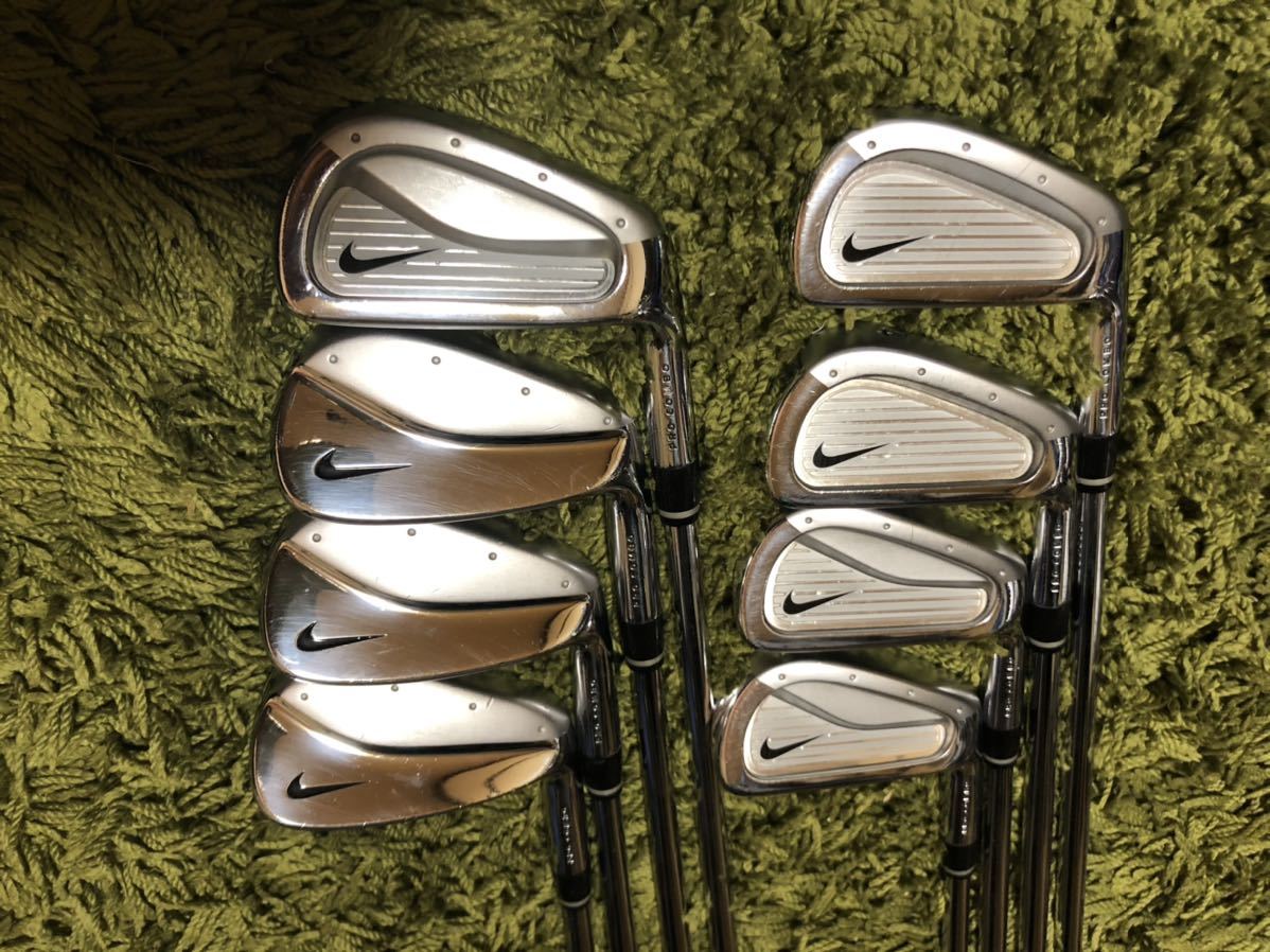 【驚きの破格値，安い】 NIKE PRO COMBO FORGED 3-PW Dynamic Gold S200 ナイキ アイアンセット(ナイキ)｜売買されたオークション情報、yahooの商品情報をアーカイブ公開 - オークファン 男性右きき用