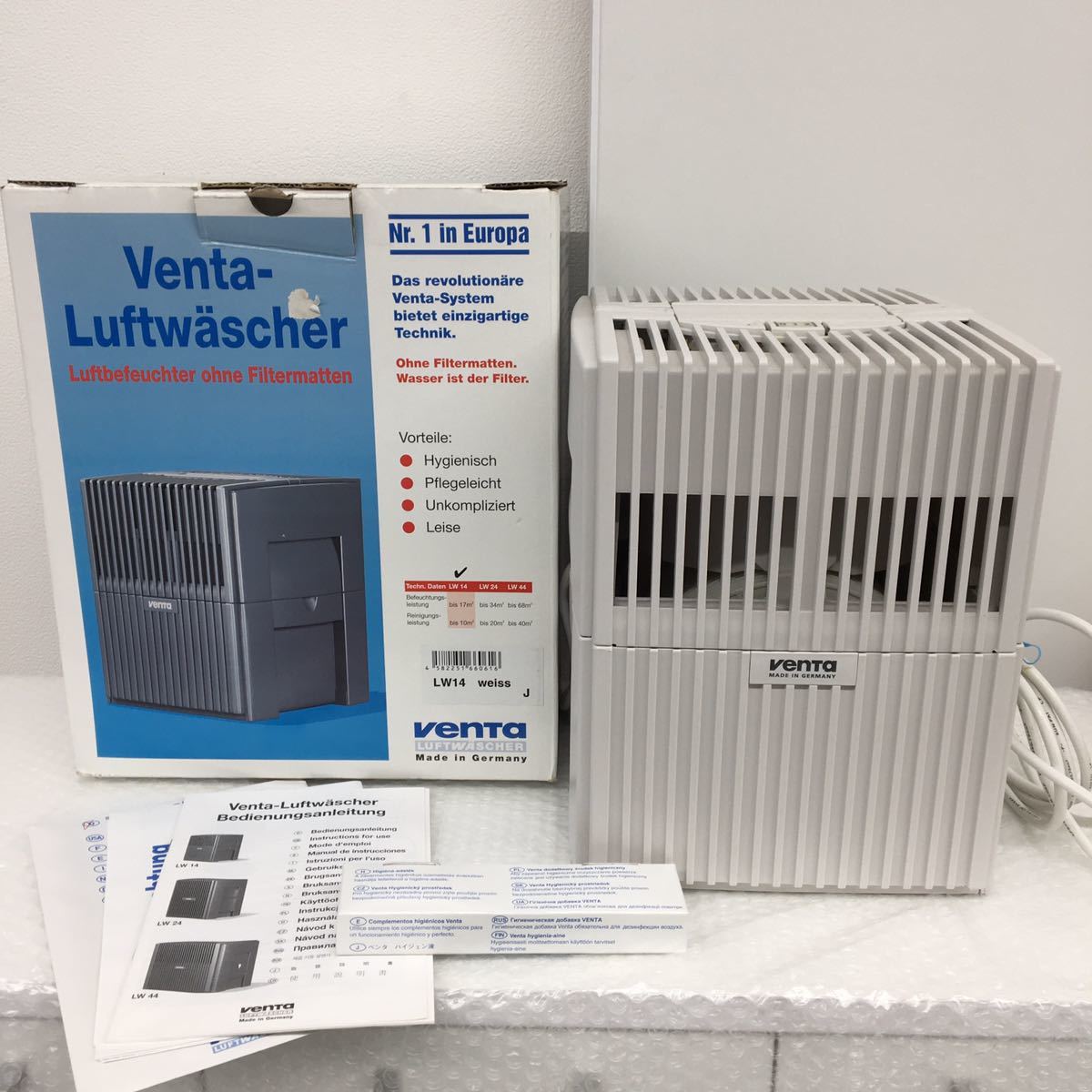 加湿器ベンタ airウォッシャー Venta ベンタ 加湿器&空気清浄機能付 ベンタエアウォッシャー LW-14