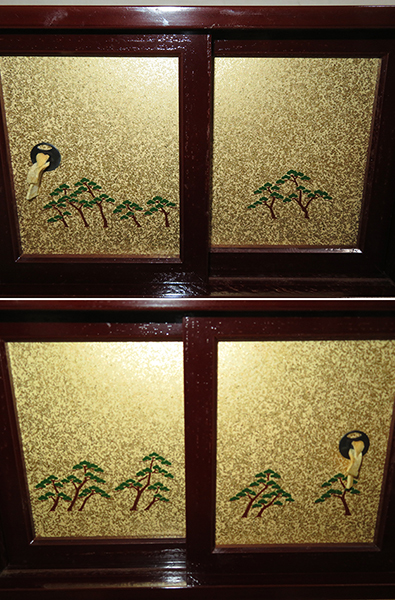 ◇ 茶道具 棚 小棚 業平棚 【 淡々斎好写 徒然棚 づれづれ棚 】紙箱 裏
