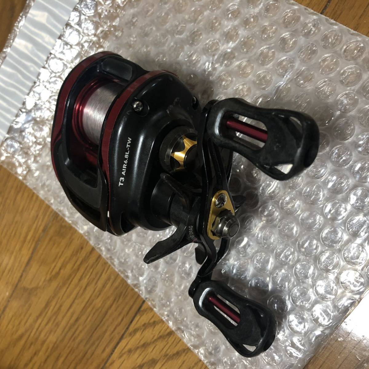 T3 AIR ダイワ ベイトリール 左ハンドル 8.6L-TW DAIWA DAIWAダイワ『T3 フィッシング AIR8.6L-TW 8.6R- AIR6.8L-TW 6.8R-TW TW 美品 6.8R-TW&frasl;右巻
