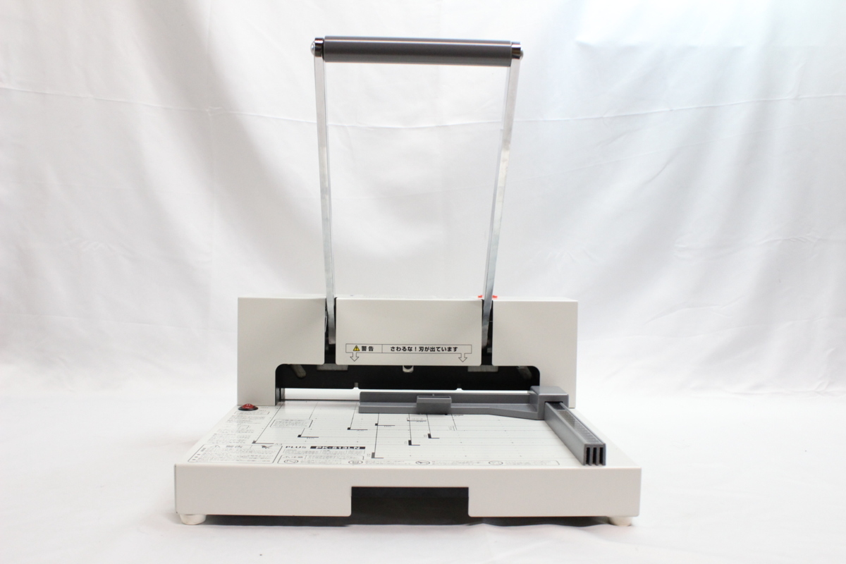 315□【中古】PLUS/プラス かんたん替刃交換手動断裁機 PK-513LN