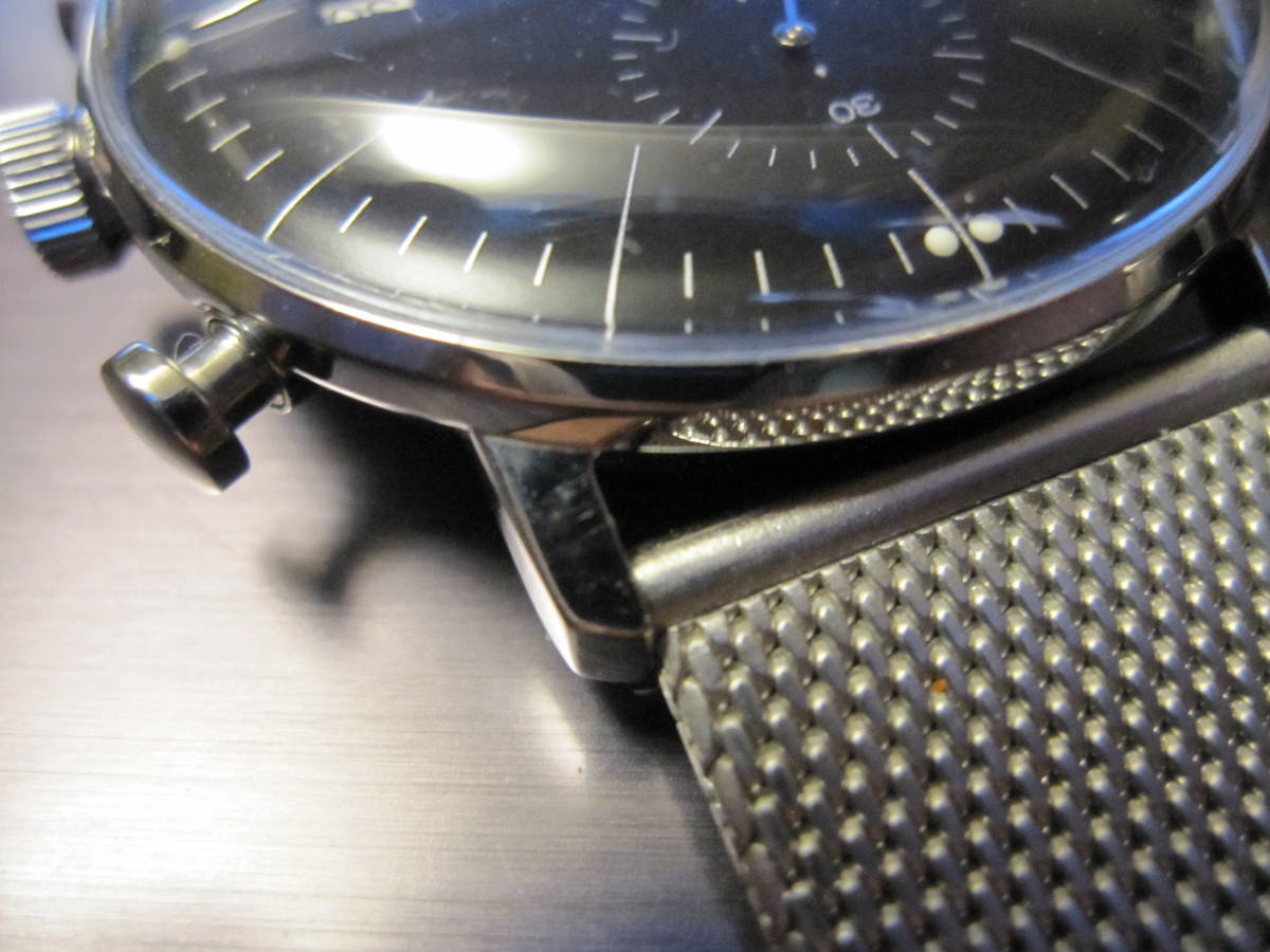 美品:ユンハンス マックスビル クロノスコープ 自動巻_3