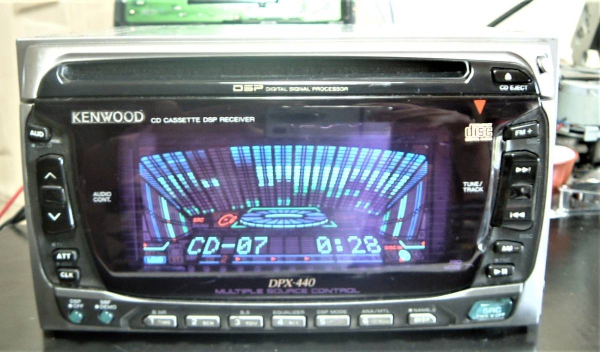 ☆ KENWOOD CD/カセットプレーヤー DPX-440 O/Hずみ 完動品 ☆