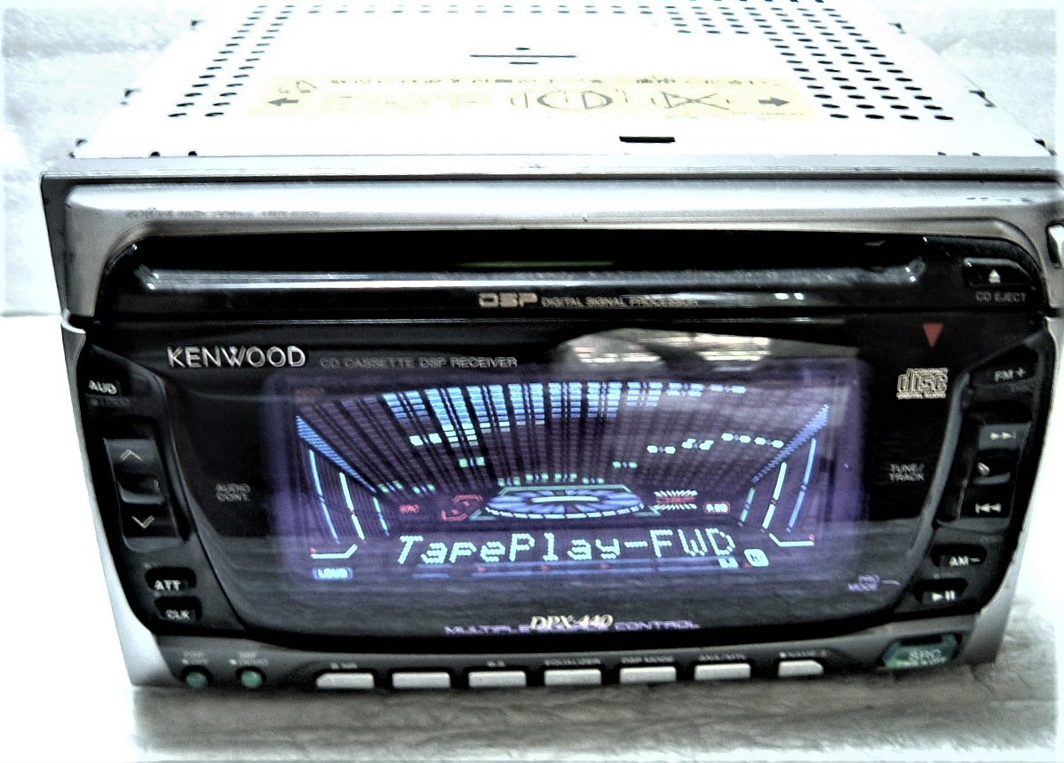 ☆ KENWOOD CD/カセットプレーヤー DPX-440 O/Hずみ 完動品 ☆