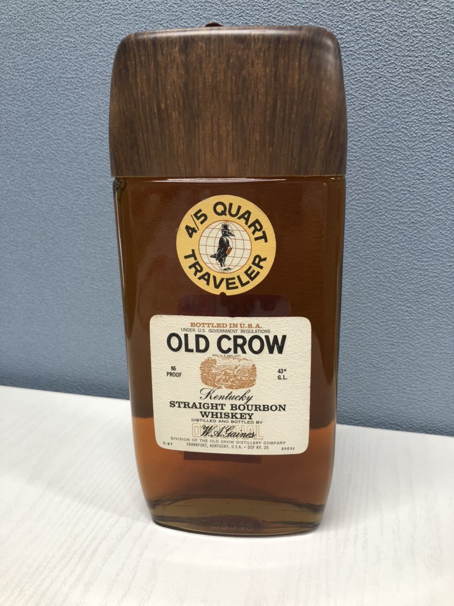 希少OLD CROW（オールドクロウ）ウイスキー STRAIGHT BOURBON WHISKEY
