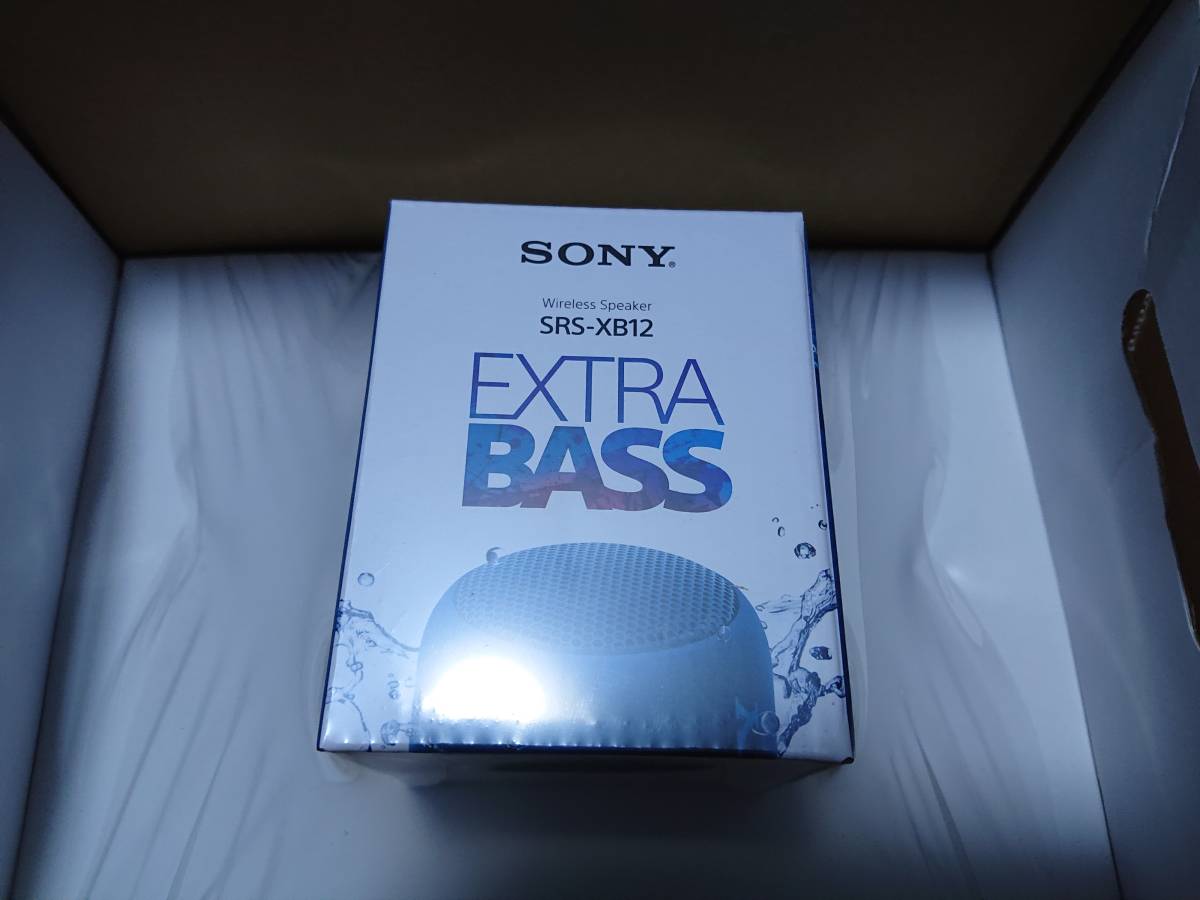 豊富な，高品質 SONYワイヤレスポータブルスピーカー EXTRA BASS SRS-XB12 ブルー(スピーカー本体)｜売買されたオークション情報、yahooの商品情報をアーカイブ公開 - オークファン ソニー