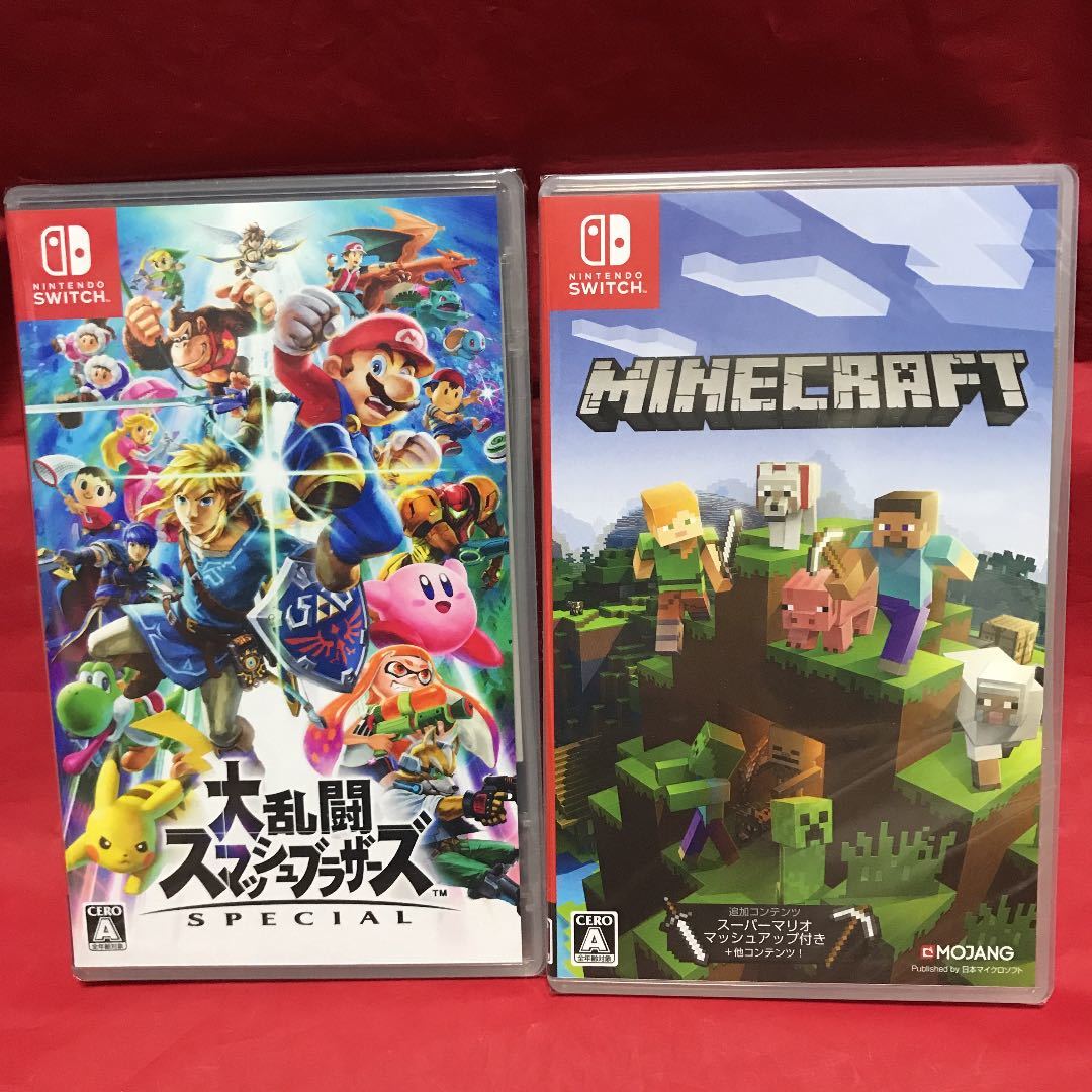 大乱闘スマッシュブラザーズ SPECIAL & Minecraft セット 正規品です 大乱闘スマッシュブラザーズ SPECIAL & マインクラフト