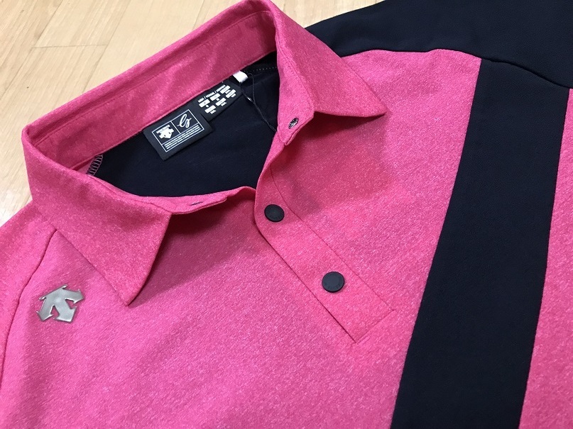 低価，新作 DESCENTE GOLF デサントゴルフ カッティングデザイン ショートスリーブシャツ DGMNJA06 PK00 Ｏ(その他)｜売買されたオークション情報、yahooの商品情報をアーカイブ公開 - オークファン シャツ