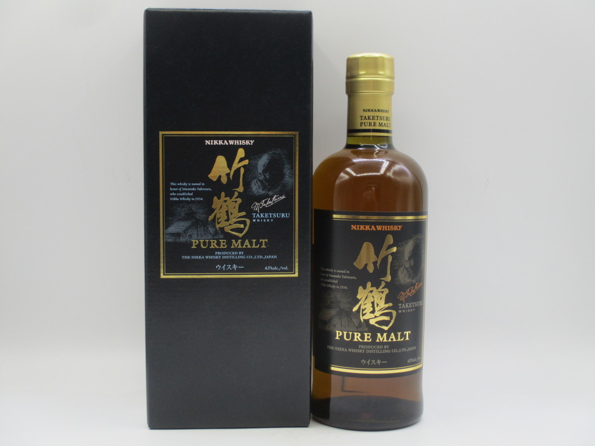 【同梱OK商品】NIKKA WHISKY ニッカ ウイスキー 竹鶴 ピュアモルト 700ml 43％ 箱入 未開封 古酒 国産 JAPANESE F75206 竹鶴 700ml ニッカ MIYAGIKYO 北海道根本商店 2本