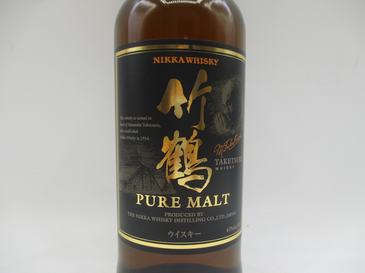 【同梱OK商品】NIKKA WHISKY ニッカ ウイスキー 竹鶴 ピュアモルト 700ml 43％ 箱入 未開封 古酒 国産 JAPANESE F75206 竹鶴 700ml ニッカ MIYAGIKYO 北海道根本商店 2本