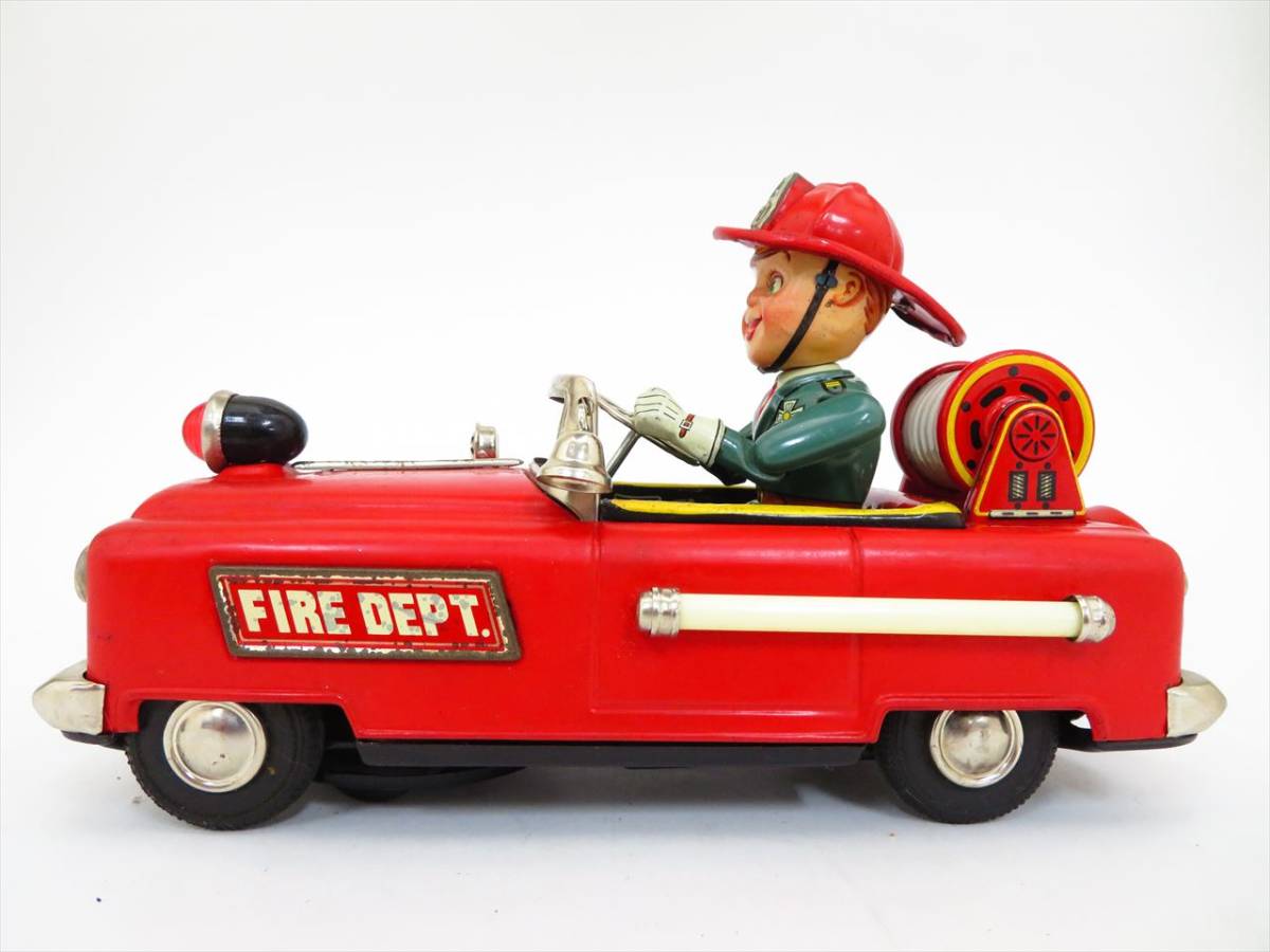 野村トーイ 1950s ブリキの消防車 ブリキ 野村トーイ製 消防車の中古品