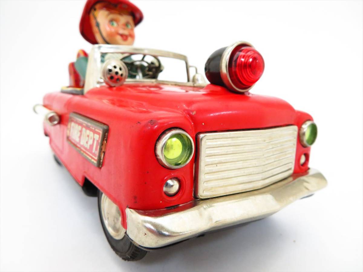 野村トーイ 1950s ブリキの消防車 ブリキ 野村トーイ製 消防車の中古品