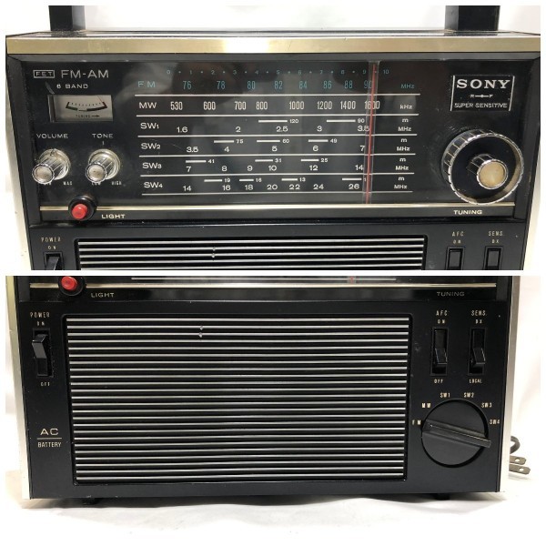 ☆SONY ソニー TFM-2000F ラジオ 通電〇☆オーディオ レトロ □937