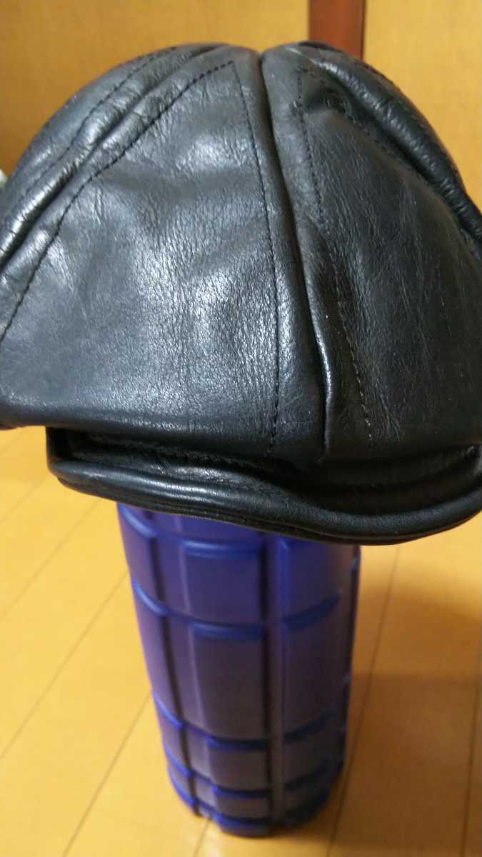 BOOTLEGGERS レザーキャスケット 黒 BOOTLEGGERS レザーキャスケット 黒 Yahoo!オークション