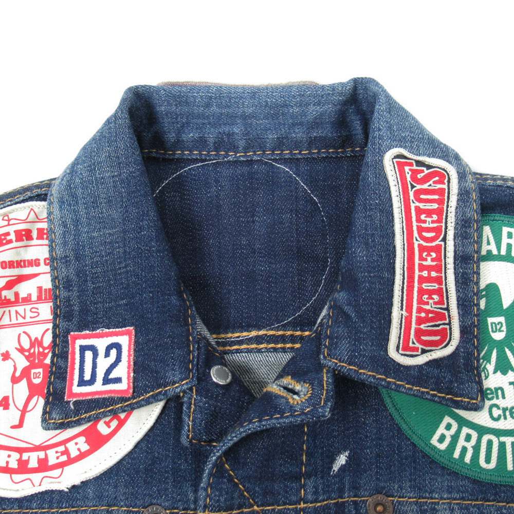 ディースクエアード 17S/S ワッペン デニムジャケット DSQUARED2