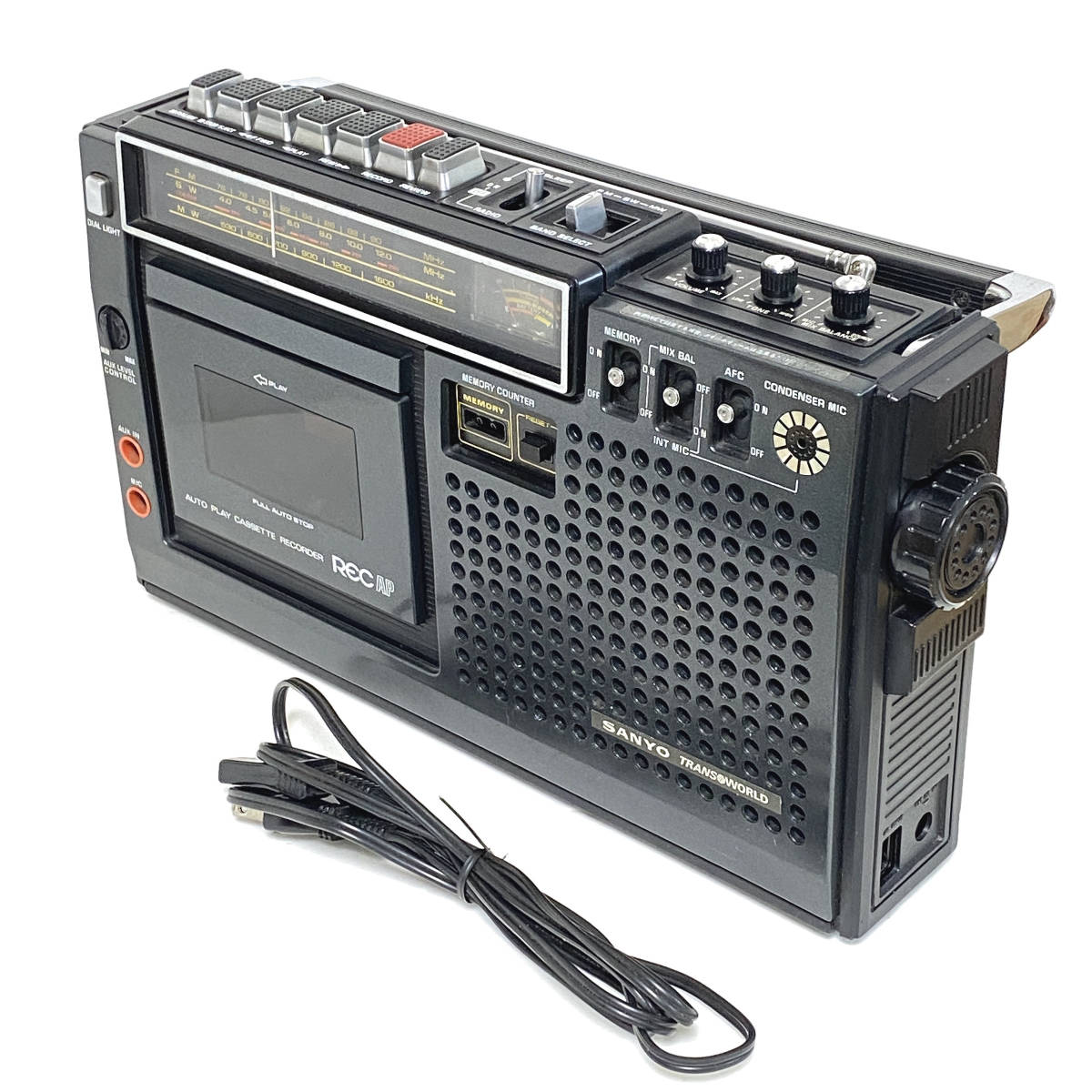 オーディオ機器 SANYO MR-5X ラジカセ 昭和レトロ サンヨー