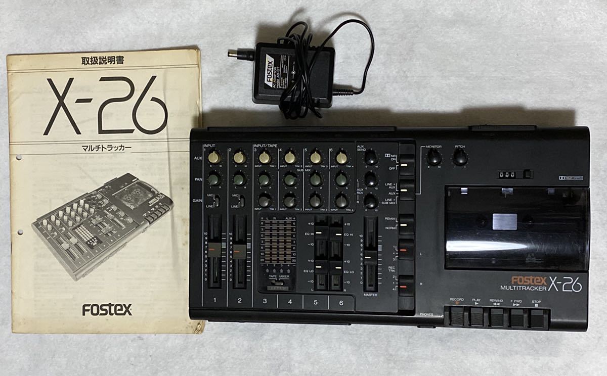 FOSTEX X-26 マルチトラックレコーダー ジャンク品_2