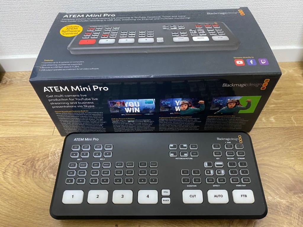 ATEM Mini | Pro （収録・配信・モニタリング機能搭載仕様） - 業務
