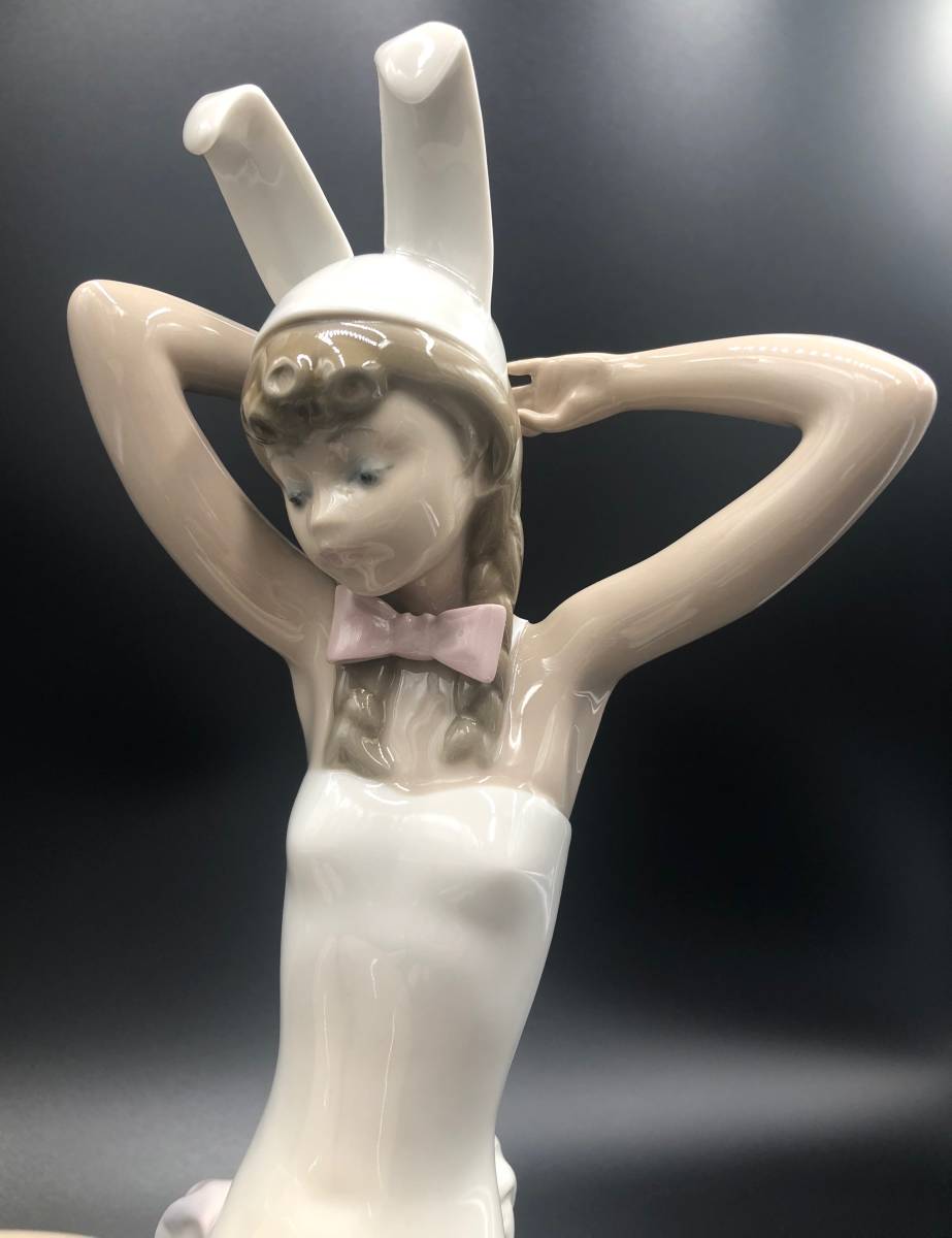 絶版 美品 リヤドロ バニーガール Lladro Bunny Girl 5163 フィギュ 