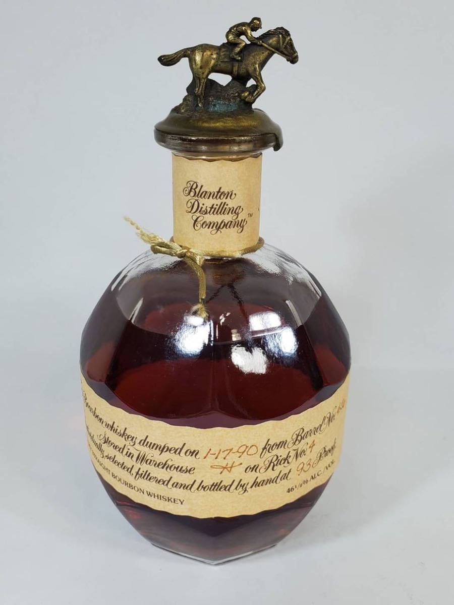 ブラントン Blanton's バーボンウイスキー 置き時計 希少 Blanton／ブラントン バーボン ウイスキー 93年 Blanton's KENTUCKY'S