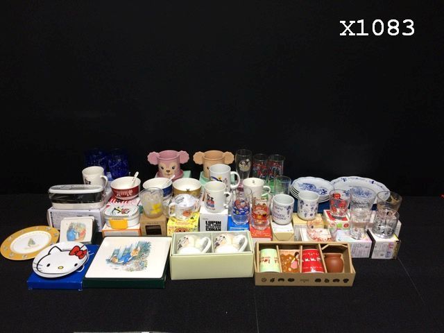 X1083M キャラクター 食器 ミッキー キティーちゃん ピーターラビット