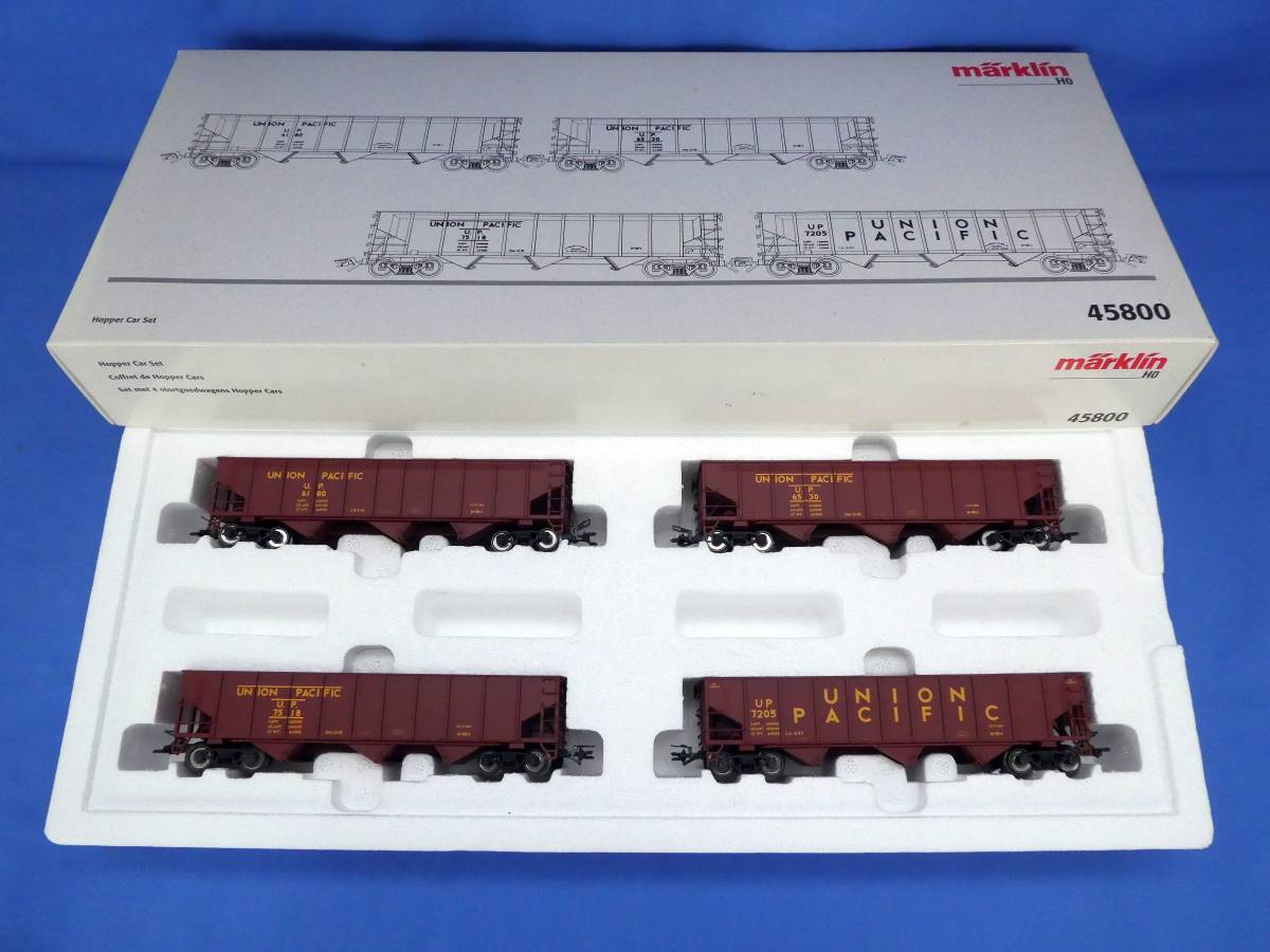 7-75□HOゲージ メルクリン 45800 ホッパー車4両セット ユニオン