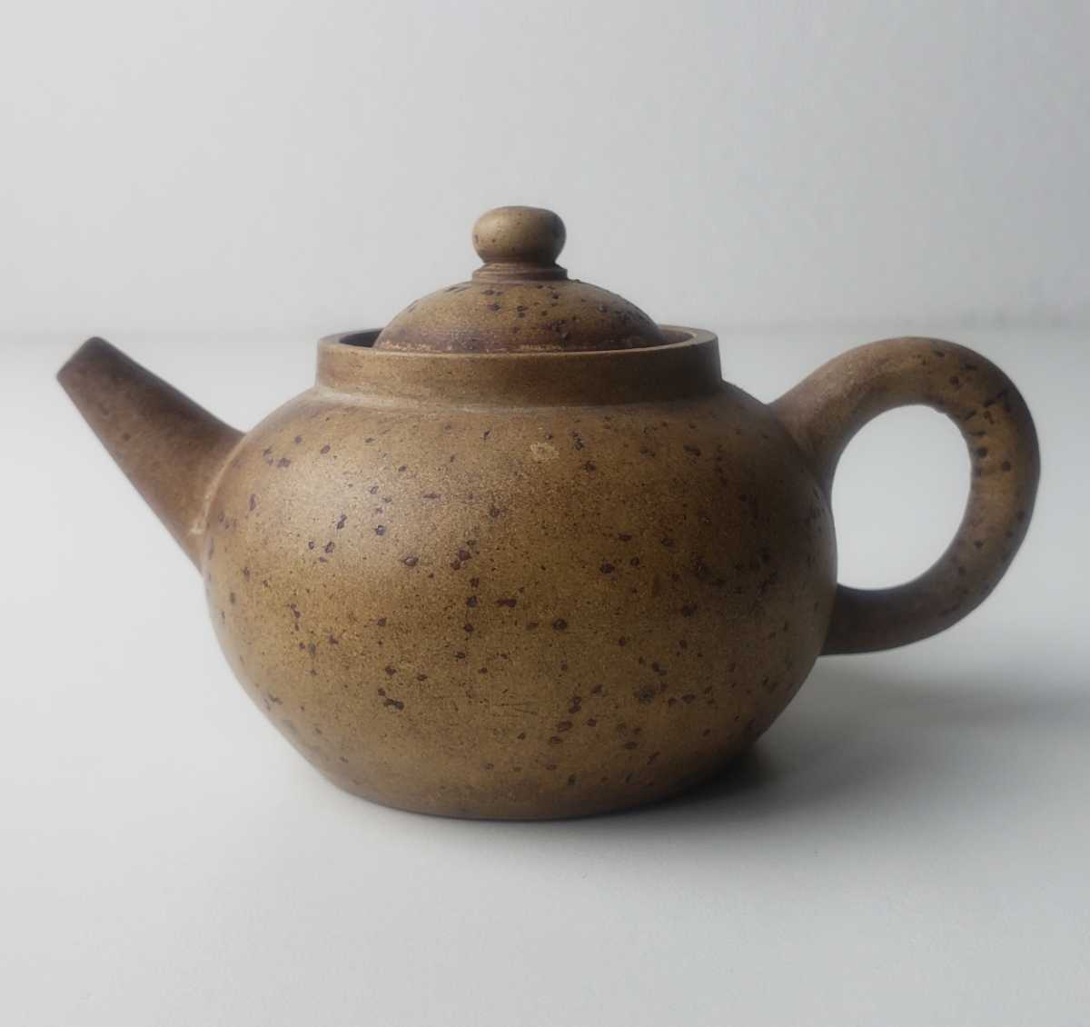 唐物 煎茶道具 急須 朱泥 紫砂壷 水野博之 紫泥 単孔 具