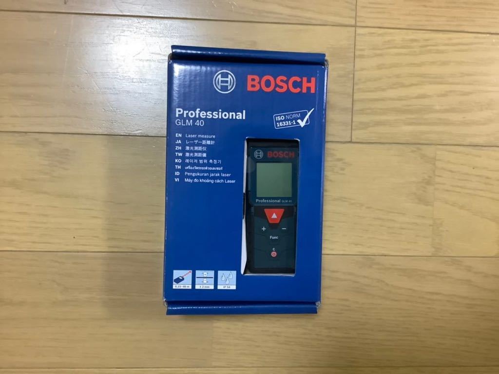 100%新品 BOSCH レーザー距離計 GLM40 ボッシュ(レーザー距離計)｜売買されたオークション情報、yahooの商品情報をアーカイブ公開 - オークファン レーザー距離計