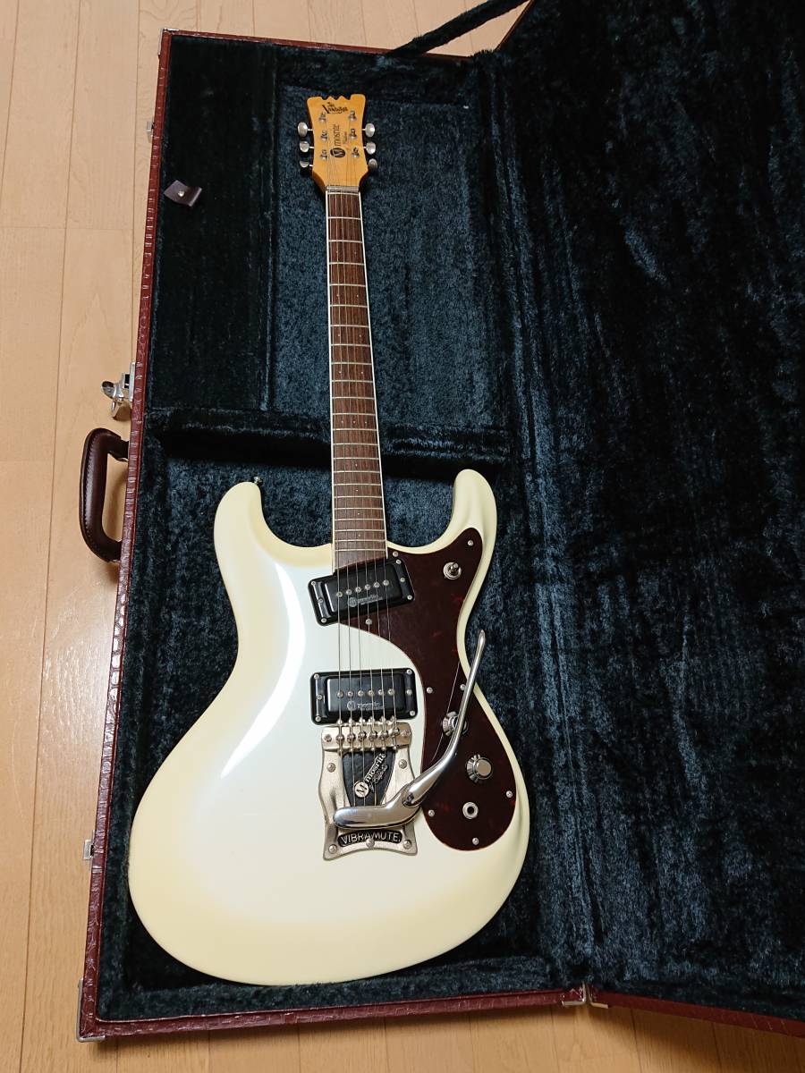 Mosrite（モズライト）Super Custom 黒雲製エレキギター ハードケース