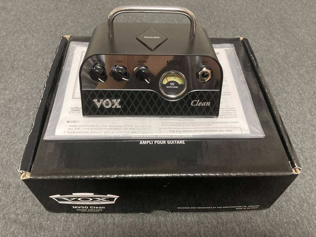 VOX MV50 Clean ギターアンプ ヘッド 真空管 Nutube
