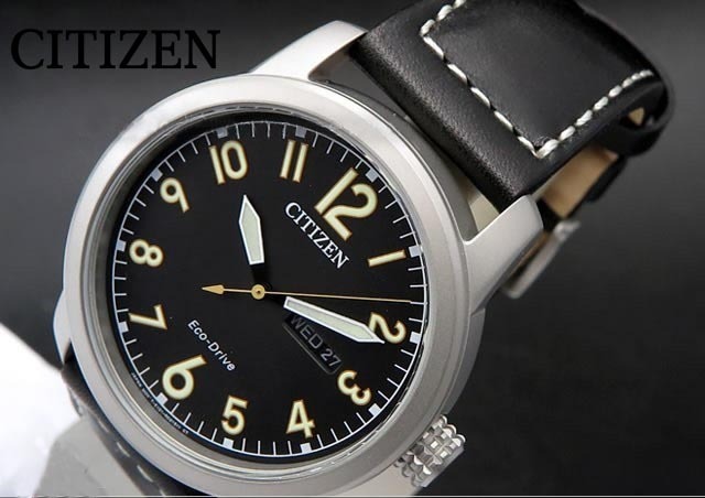 正規品citizenシチズンエコドライブチャンドラー腕時計メンズ軍ミリタリーアナログソーラーシルバーブラック黒ステッチレザー革とけい プロマスター 売買されたオークション情報 Yahooの商品情報をアーカイブ公開 オークファン Aucfan Com